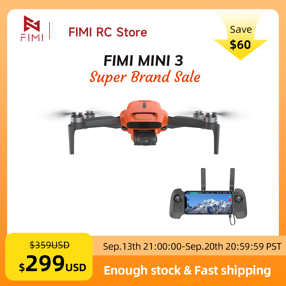 Drone Gimbal Brushless - Drone FIMI MINI 3 com Câmera