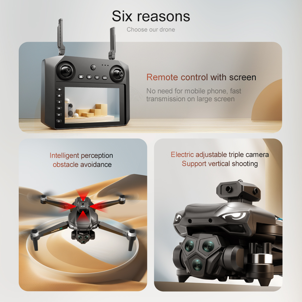 2024 m33 rc drone 4k professin - Drone Gimbal Brushless avaliação e preço