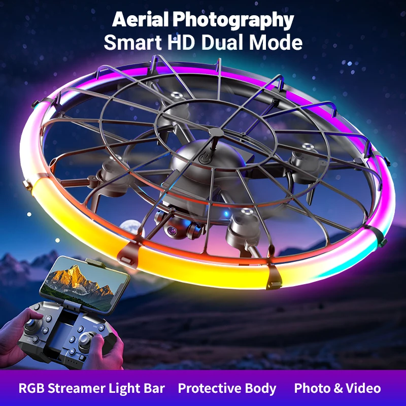 Drone RC JJRC H145 UFO com Len - Drone Gimbal Brushless avaliação e preço