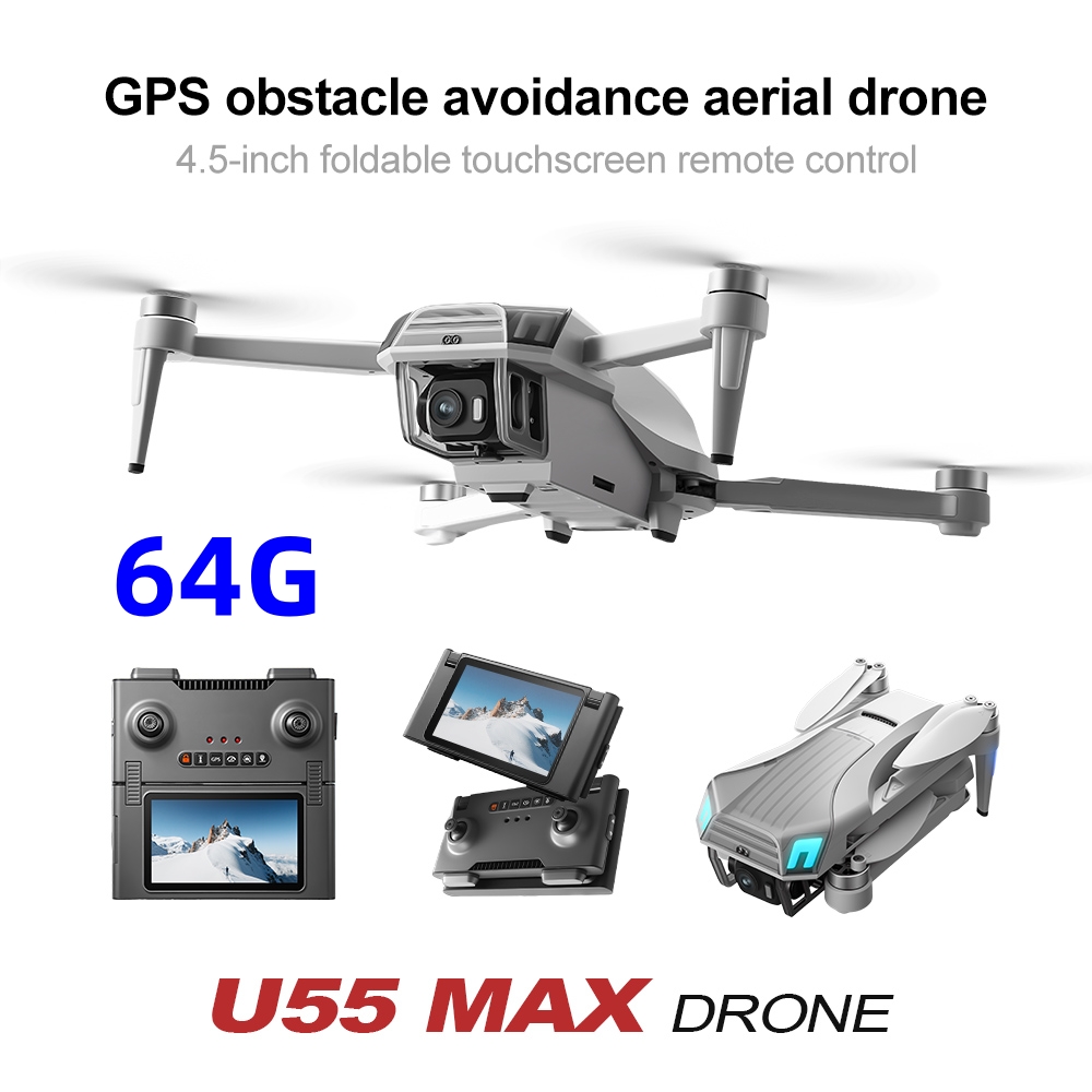Drone NCZOBOE U55 RC com Câmer - Drone Gimbal 2 Axis avaliação e preço