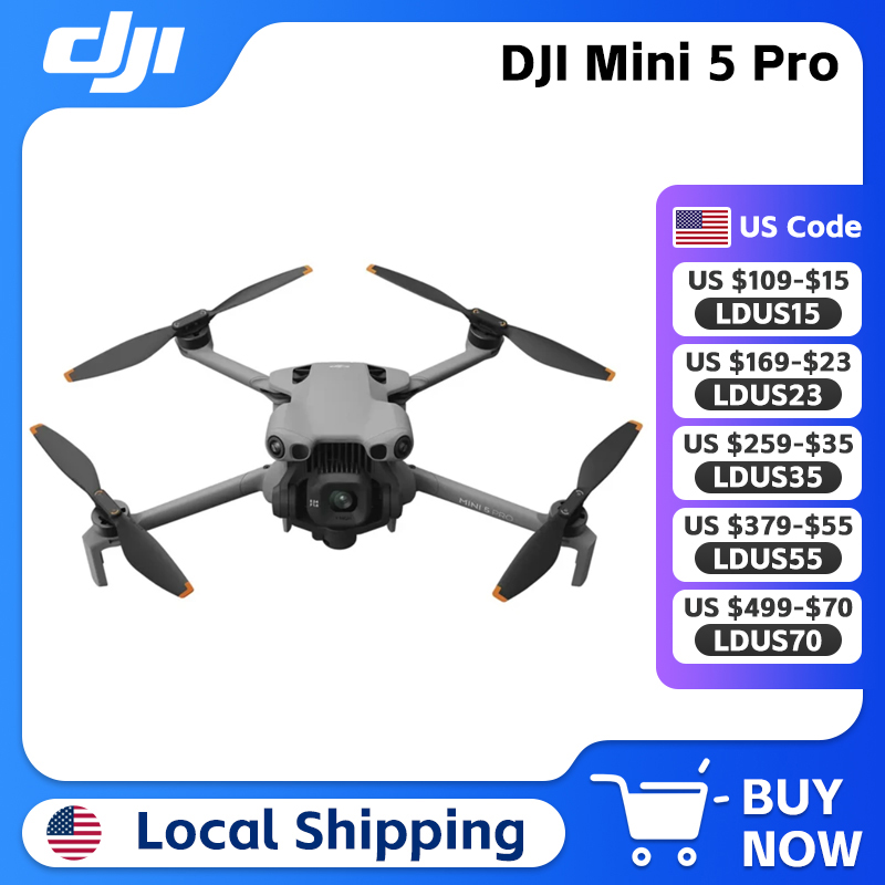 DJI Mini 5 Pro Câmera CMOS gra - Drone Gimbal 3 Axis avaliação e preço